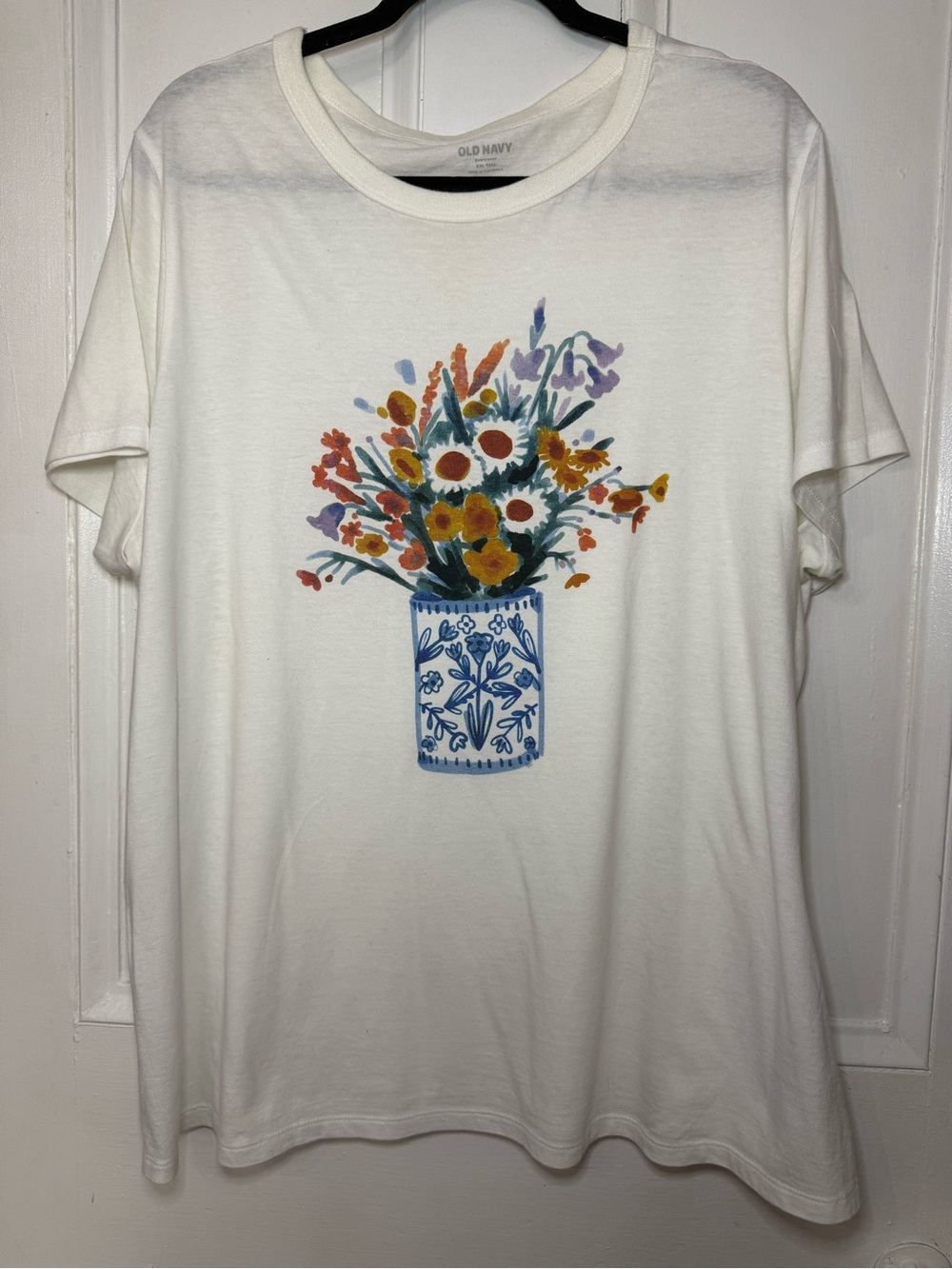 Old Navy Floral Graphic Tee - “Calla Lily"- XXL Tall